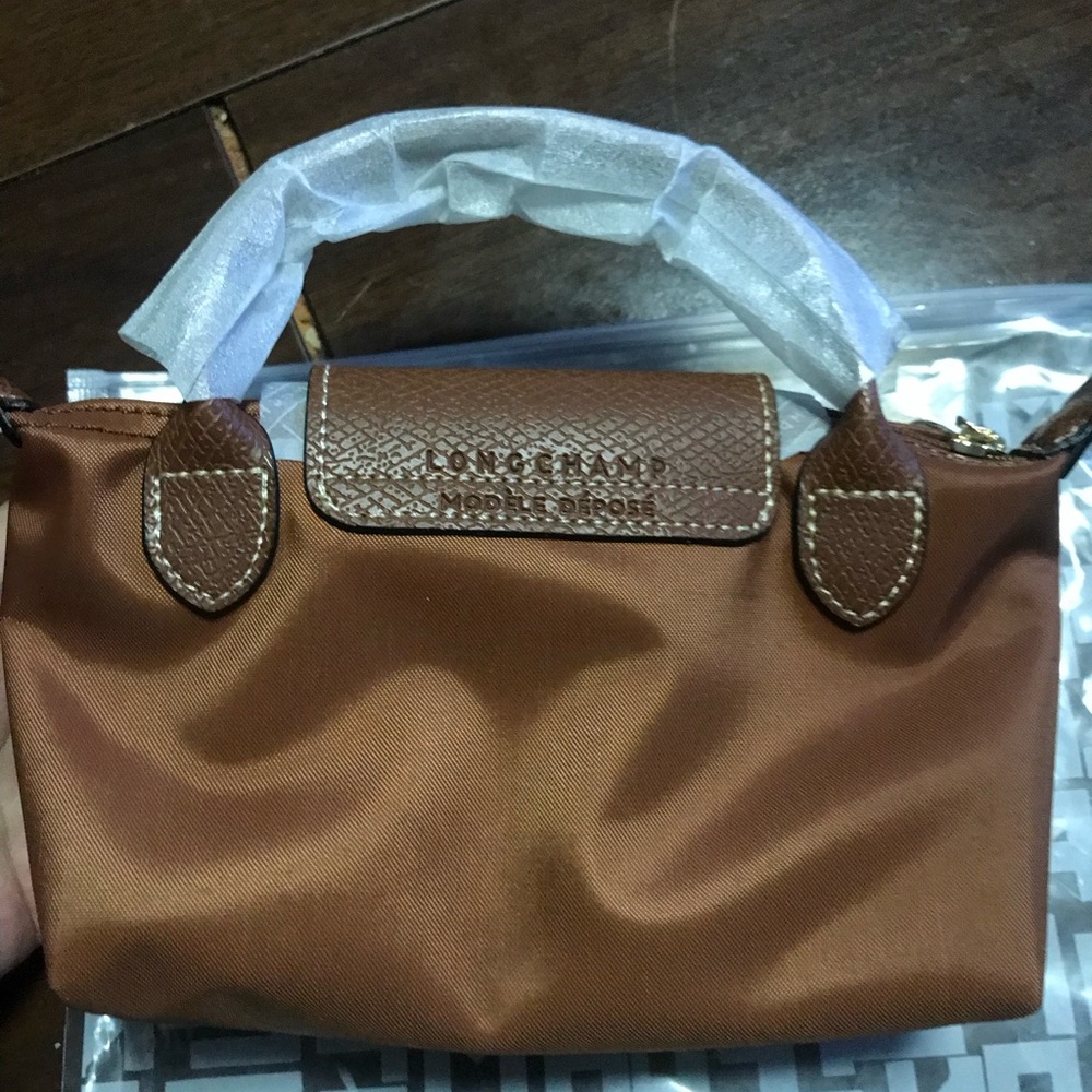Longchamp Mini Bag in Cognac Brown - Picture 3 of 7